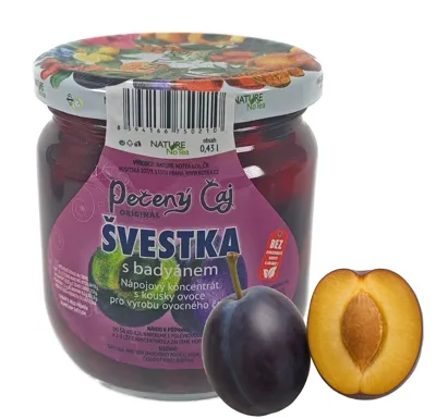 Nature NoTea s.r.o. Pečený čaj Notea - Švestka s badyánem 430ml