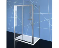 POLYSAN EASY třístěnný sprchový kout 1000x900mm, L/P varianta, čiré sklo