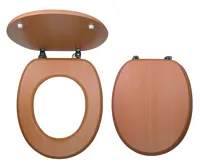 NOVASERVIS Sedátko dýhované buk MDF - WC/BUK