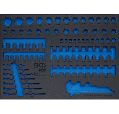 BGS Vložka do dílenského vozíku 3/3, prázdná, pro4020