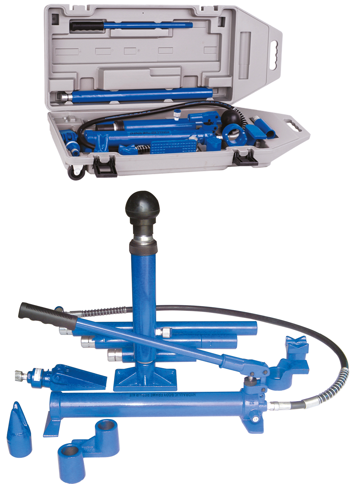 Bgs karosářská hydraulická sada 10 t,v pojízdném kufru