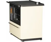 PLAMEN Sporák na tuhá paliva 850 GLAS - P béžový (1)