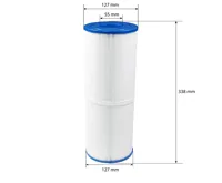 Filtr kartušový pro bazény, vířivky a SPA DONNER FILTRAČNÍ KARTUŠ PRB50-IN Obsah balení 1 ks (12)