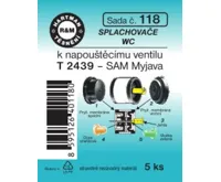 Hartman Sada č. 118: sada komplet.těs.k nap.vent.WC - T 2439 - SAM Hartman Sada č. 118: sada komplet.těs.k nap.vent.WC - T 2439 - SAM