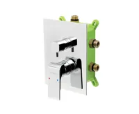 NOVASERVIS Podomítková baterie s boxem 3 vývody, SHARP - BOX37051RX,0 NOVASERVIS Podomítková baterie s boxem 3 vývody, SHARP - BOX37051RX,0