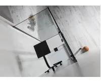POLYSAN ALTIS BLACK boční stěna 900mm, čiré sklo, výška 2000mm, čiré sklo (4)