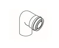 Mora-Top AL2 Koleno 90°- 60/100 - Al/Al pro 18KT