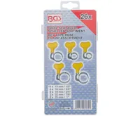 BGS Spony hadicové s Y-klíčem, pro pr. 1/2" - 1", sada 26 dílů (2)