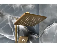 SAPHO Sprchový sloup s termostatickou baterií, zlato mat (4)