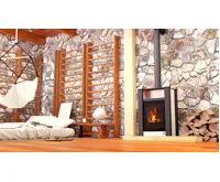 HS Flamingo Krbová kamna AQUAFLAM VARIO ® LEND 11kW krémová (teplovzdušná verze) (22)