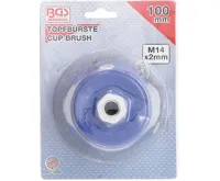 BGS Kartáč hrncový, upnutí M14 x 2, O 100 mm x 67 mm (2)