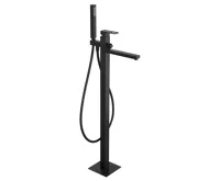 SAPHO FORATA vanová baterie s připojením do podlahy, černá mat