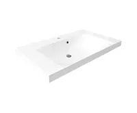 Opto, koupelnová skříňka, umyvadlo z litého mramoru, dub, 2 zásuvky, 1010x580x458 mm (2)