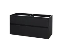 Opto, koupelnová skříňka, černá, 4 zásuvky, 1210x580x458 mm Opto, koupelnová skříňka, černá, 4 zásuvky, 1210x580x458 mm