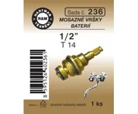 Hartman Sada č. 236: sada - Ms vršek baterie - 1/2&quot; - T 14 - 1x9013