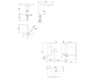 NOFER CONCEPT stojánková senzorová baterie s dávkovačem mýdla a osoušečem rukou, černá (7)