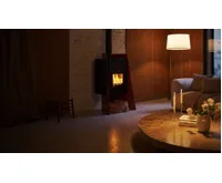 HS Flamingo Krbová kamna FLAMINGO DELUXE ® ISLAND, červená (13)