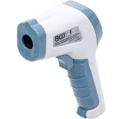 BGS Čelní teploměr, bezkontaktní, infračervený, k měření teploty těla a předmětů, 0–100°