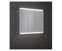SAPHO BATU galerka 80x71x15cm, 2x LED osvětlení, bílá lesk (1)