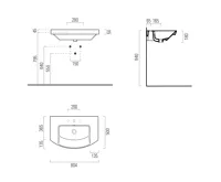 GSI NORM keramické umyvadlo 80x50cm, oblé, bílá ExtraGlaze (5)