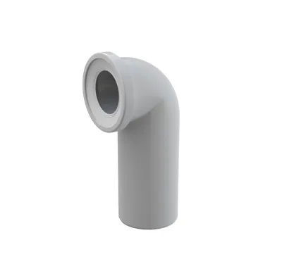 ALCAPLAST Dopojení k volně stojícímu WC, koleno 90°, DN 110, délka 225 mm, PP, bílé A90-90