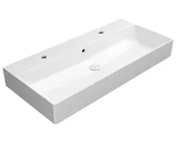 GSI KUBE X keramické dvojumyvadlo 100x47cm, bílá ExtraGlaze