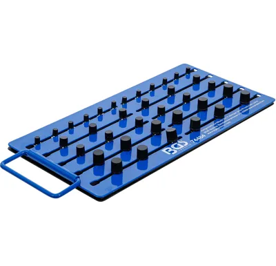 BGS Magnetická deska pro organizaci hlavic-6,3 mm (1/4"), 10 mm (3/8"), 12,5 mm (1/2"),pro 36