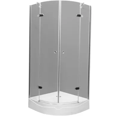 PROFI-RICH  sprchový kout  čtvrtkruh 90x90x190 chrom - sklo - point