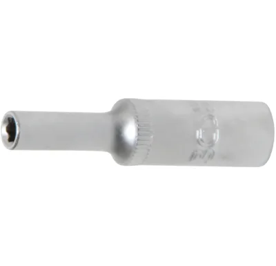 BGS Hlavice nástrčná 1/4" 4,0 mm, prodloužená, SuperLock
