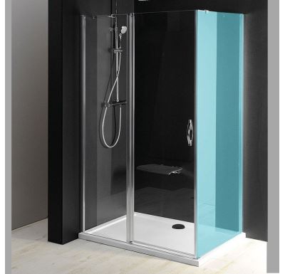 GELCO ONE sprchové dveře s pevnou částí 1100 mm, čiré sklo