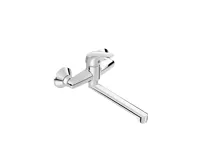 JIKA TALAS Umyvadlová nástěnná páková baterie, ramínko 300 mm, Chrom JIKA TALAS Umyvadlová nástěnná páková baterie, ramínko 300 mm, Chrom