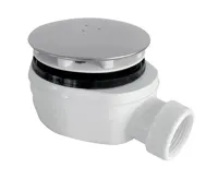 GELCO GELCO vaničkový sifon, průměr 90mm, DN40, nízký, krytka nerez lesk