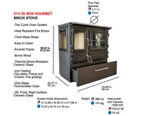 CALISKAN Sporák na tuhá paliva GURMET 3D-BOX (6)