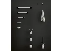 GEDY SAMOA WC štětka závěsná, mléčné sklo, chrom (3)