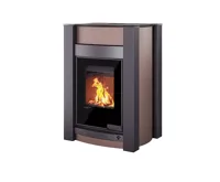 HS Flamingo Krbová kamna AQUAFLAM VARIO ® KALMAR 11kW hnědá - sametová (teplovzdušná verze)