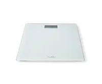Digitální osobní váha s max. nosností 150kg, tvrzené sklo, bílá (2)
