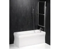 POLYSAN OLBIA vanová zástěna s pneumatickým zdvihem, š. 1230mm, stříbrná, čiré sklo (5)