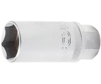 BGS Hlavice nástrčná pro zapalovací svíčky 1/2&quot; x 21mm,6.ti hranná,Chrom Vanadium