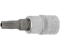 BGS Hlavice zástrčná 1/4&quot; TS-Profil TS 27 s vrtáním