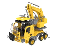 Kids World Logická stavebnice LOGIS AUTO bagr (1)