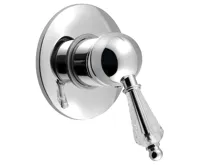 SAPHO KIRKÉ CRYSTAL podomítková sprchová baterie, 1 výstup, páčka krystal, chrom