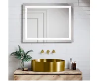 SAPHO AURUM nerezové umyvadlo na desku, průměr 38cm, včetně výpusti, zlato mat (9)