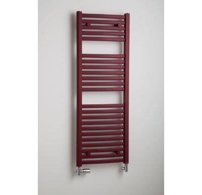 Koupelnový radiátor PMH Marabu  450x1233mm, Metalická stříbrná matná