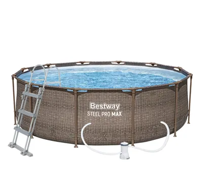 Bestway Bazén Steel Pro Max Rattan 3,66 x 1 m - 56709