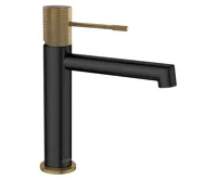 SAPHO SOLARIS stojánková umyvadlová baterie, černá/zlato mat SAPHO SOLARIS stojánková umyvadlová baterie, černá/zlato mat