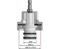 BGS Adaptér 21 pro BGS 8027, 8098, pro Fiat, Opel, Saab (3)
