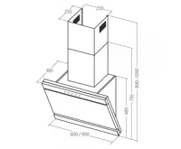 CATA Odsavač par EMPIRE VIP KD 530090 + DÁLKOVÉ OVLÁDÁNÍ (4)