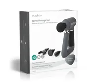 Sportovní masážní pistole se 6-režimy masáže na USB, šedá (6)