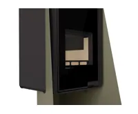 HS Flamingo Krbová kamna FLAMINGO DELUXE ® ISLAND, olivová (21)