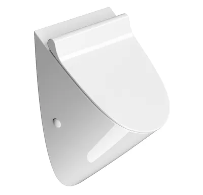 GSI COMMUNITY urinál se zakrytým přívodem vody s otvory pro víko, Rimless, 31x54,5cm, bílá ExtraGlaze